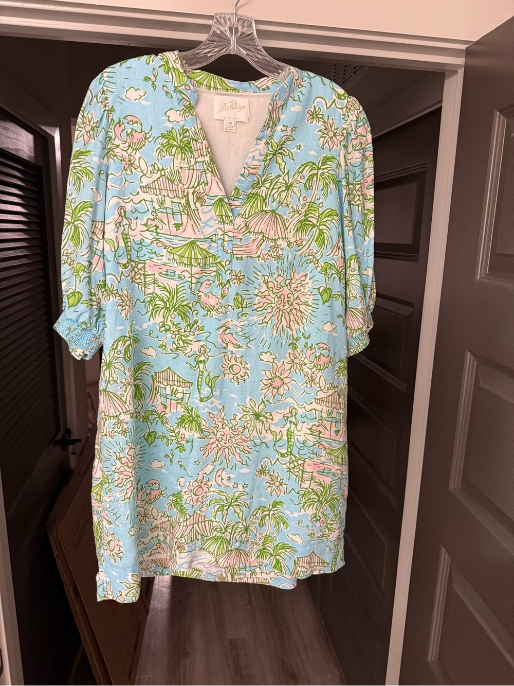 Lilly Pulitzer Mialeigh Sunbathers linen dress